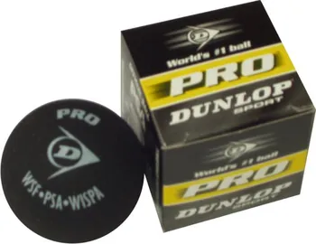Míček na raketbal a squash Dunlop Progress G2458 míček squashový 1 ks černý