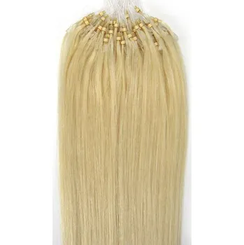 Příčesek PERFEKTVLASY MICRO RING 100 pramenů SVĚTLÁ BLOND #613,50g, 40cm