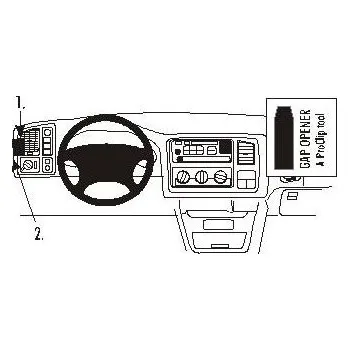 Brodit ProClip montážní konzole na palubní desku pro Chevrolet Pickup 00-03, 803122