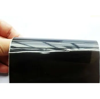 Stavební fólie Tmavě černá fólie na světla 1 m x 30 cm