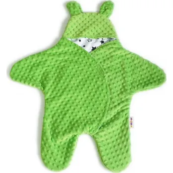 Baby Nellys Ouškou s minky fusák,…