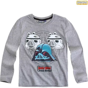 Sun City Tričko Angry Birds světle šedé Velikost: 6roků