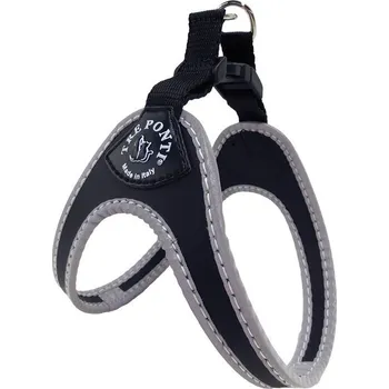 TRE PONTI Postroj reflexní černý Postroj pro psa TRE PONTI Postroj reflexní černý