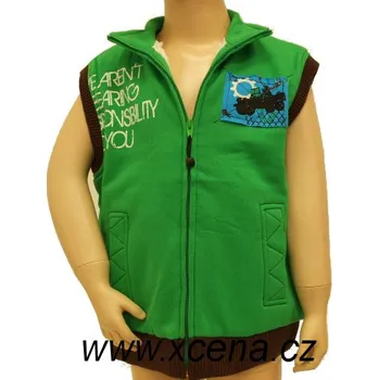 dívčí zimní kombinéza Vesta s kožíškem Wolf zelená Velikost: 110