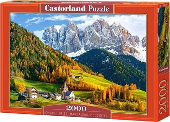 Puzzle Castorland Kostel svaté Magdaleny, Dolomity 2000 dílků