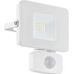 Eglo 33156 FAEDO 3 - Nástěnné světlo IP44 v bílé barvě se senzorem 10W (Venkovní LED reflektor)