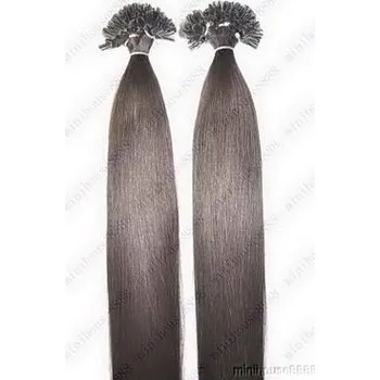 PERFEKTVLASY KERATIN INDIAN REMY 100 pramenů TMAVĚ HNĚDÁ #02,80g, 50cm