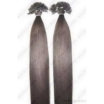 PERFEKTVLASY KERATIN EXTENSION 100 pramenů TMAVĚ HNĚDÁ #02,50g, 50cm, 100% lidské vlasy k prodloužení