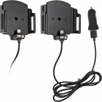 Brodit držák do auta nastavitelný s USB-C a nabíjením z cig. zapalovače/USB š. 62-77 mm, tl. 12-16