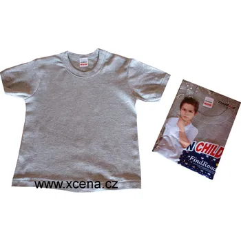Chlapecké tričko Fiba CZ s.r.o Dětské tričko bavlněné šedé Velikost: 11-12 roků