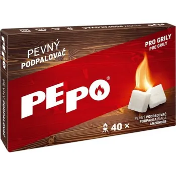 Podpalovač PEPO pevný podpalovač krabička 40 podpalů