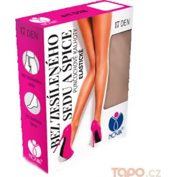 Dámské punčochy D28 Modní punčochové kalhoty Novia, velikost 182/116, černá