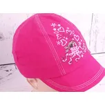 Kšiltovka RDX 7297 tm. růžová s chobotničkou velikost čepic: 48cm