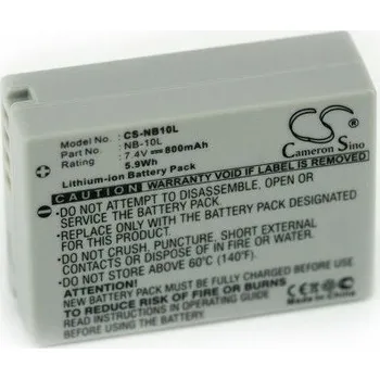 TopTechnology Baterie Canon NB-10L 800mAh 7,4V Li-ion neoriginální