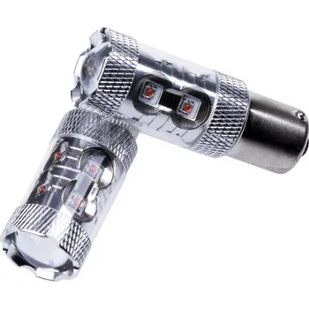 Povinná bezpečnostní výbava P21W LED žárovky 50W (10 x CREE XT-E) oranžová