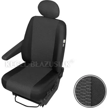 Potah sedadla AUTOPOTAH "KEGEL" FORD Transit ARES CERNO-SEDY 3 KS