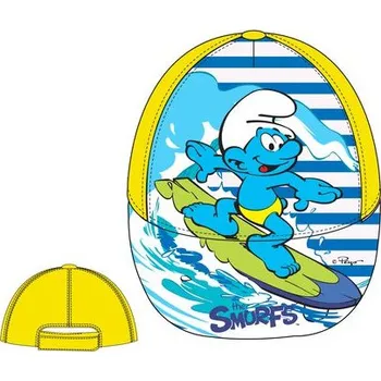 Čepice Sun City Šmoulové baseballová čepice žlutá Velikost: 54