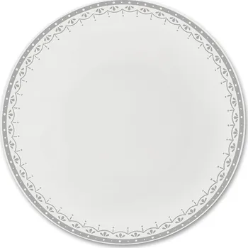 Talíř Leander Talíř hluboký, 22 cm, HyggeLine, šedá, Leander, český porcelán