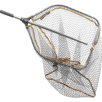 Podběrák Savage Gear Folding Rubber Large Mesh Folding 65 x 50 cm