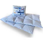 Rofe Péřový přikrývka 135x200 cm - 20% husí peří barva: modrý proužek