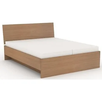 Postel Postel REA Oxana 160x200cm s roštem – buk - s lamelovými rošty s pružinami 2x 80x200cm