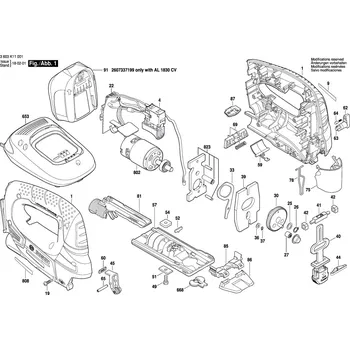 Příslušenství k pile Klička pro Bosch pily