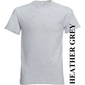 Chlapecké tričko detske-tricko-Fruit of Loom-bavlnene-svetle-sede Barva: Heather grey - vřesově šedá, velikost: 116