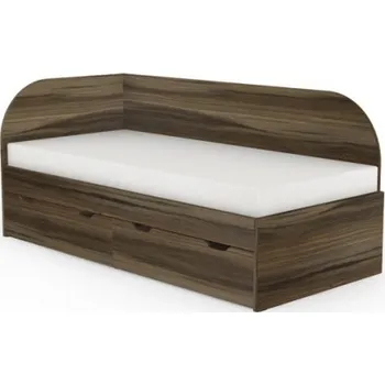 Postel Postel REA Gary 90x200cm - ořech rockpile - pravý roh