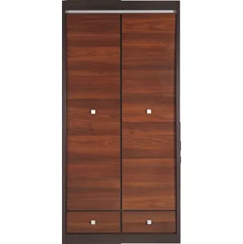 Šatní skříň Šatní skříň Forrest 2D - ořech tmavý/dub milano