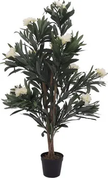 Umělá květina EuroPalms Oleandr bílý 120 cm