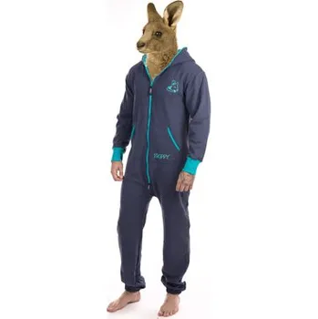 Dámský overall Dupačky navy mint S - modrá