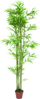 Umělá květina EuroPalms Bambus v hnědém květináči 180 cm