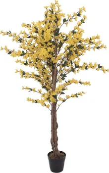 umělá květina EuroPalms Forsythia se 4 kmeny žlutá 150 cm