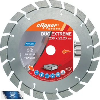 Řezný kotouč 230x22,23 mm diamantový kotouč na beton a armovaný beton Dynamic DUO Extreme