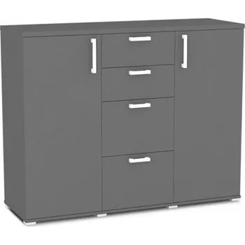 Komoda Komoda REA Ottawa Up 5 s výběrem čela - graphite