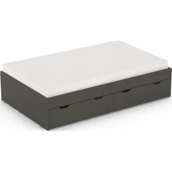 Postel Postel s úložným prostorem REA Misty 120x200cm – graphite