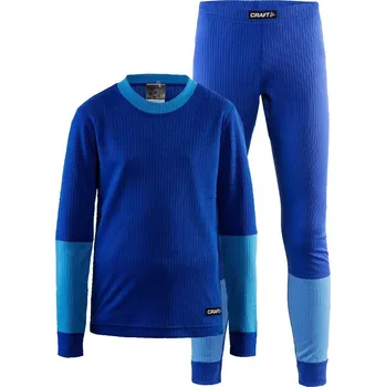 Set dětského termoprádla Craft Baselayer set junior modrý