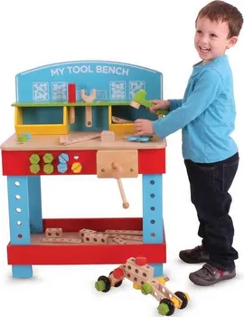 Dřevěná hračka Bigjigs Toys Ponk pracovní stůl
