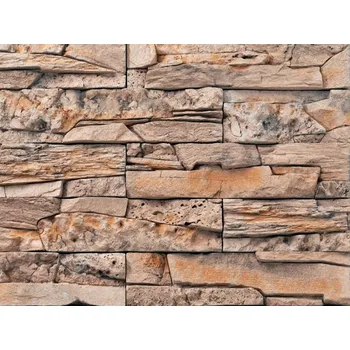 Obklad Obklady Vaspo Skála laugaricio 38,8x8,6cm 1 m2 hnědo-oranžová