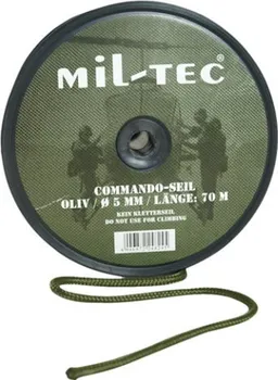 Lano Mil-Tec Commando Olive 5 mm/70 m
