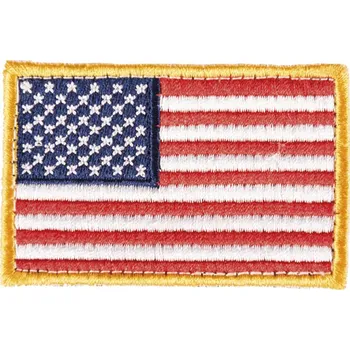 Nášivka Textilní nášivka Mil-Tec vlajka USA 4,8x7,6 cm pravá+levá - barevná