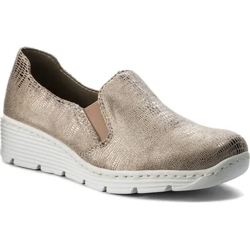 Dámské polobotky Rieker Beige 587B0-62