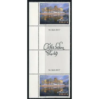 Poštovní známka Posti Aland (2017) MiNr. 438 ** - Aland - EUROPA - hrady a zámky - (1 + K + K + 1)