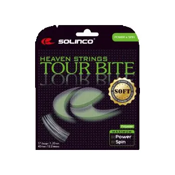 Struna na výplet tenisové rakety Solinco tenisový výplet Tour Bite Soft 12m 1,25