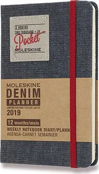 Diář Moleskine Denim S 2019