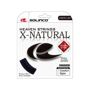 Struna na výplet tenisové rakety Solinco tenisový výplet X-Natural 12m 1,20