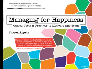 Cizojazyčná kniha Managing for Happiness - Jurgen Appelo (EN)