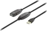 Valueline VLCRP6025 USB 2.0/A 25 m černý