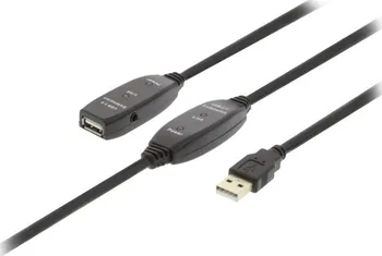 Datový kabel Valueline VLCRP6025 USB 2.0/A 25 m černý