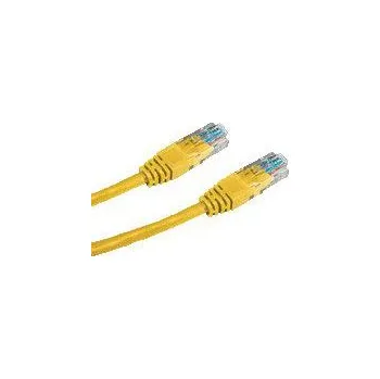 Kabel DATACOM Patch kabel UTP CAT6 0,5m žlutý